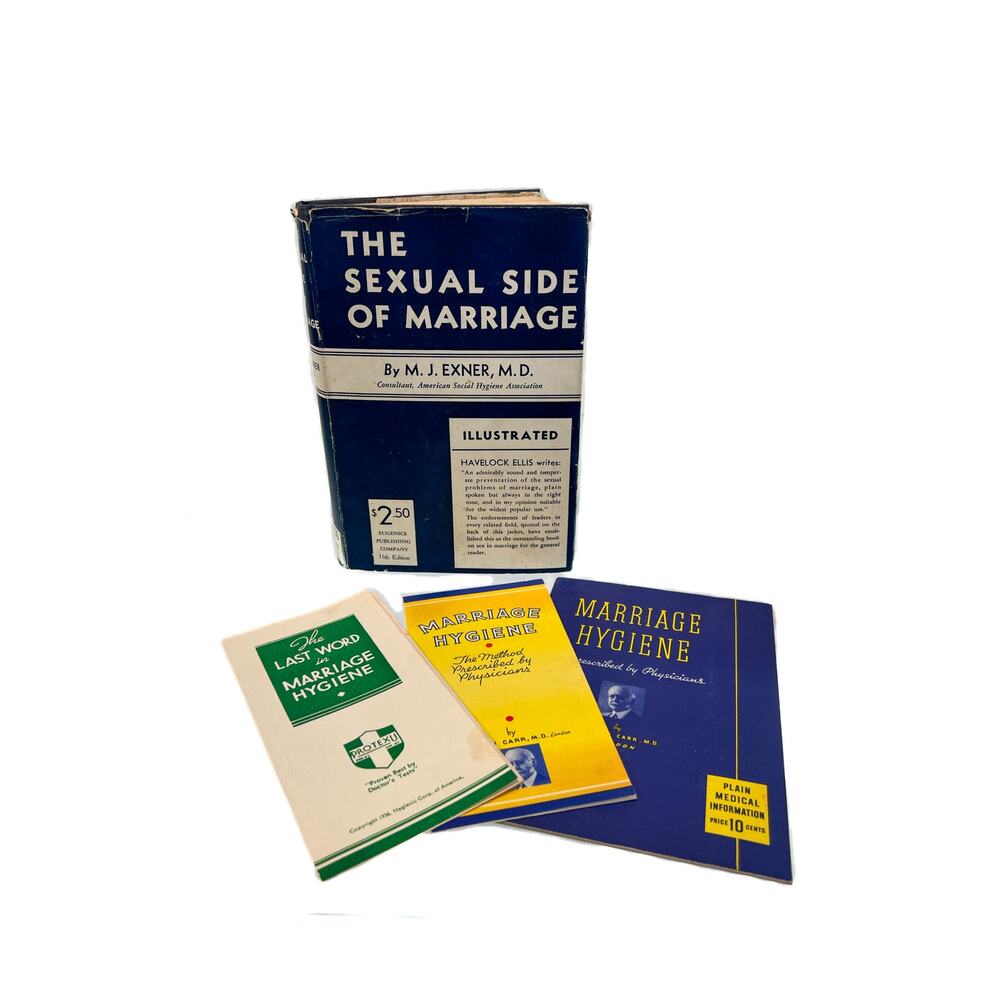 Vintage Hardcover Book - The Sexual Side Of Marriage - M. J. Exner M.D. - 1937